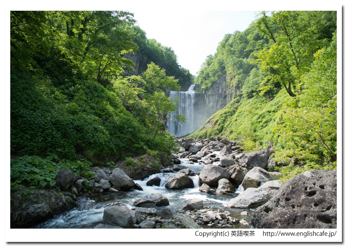賀老の滝、少しアップ（北海道島牧村）
