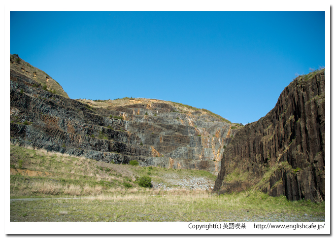 柱状節理の絶壁（北海道函館市）