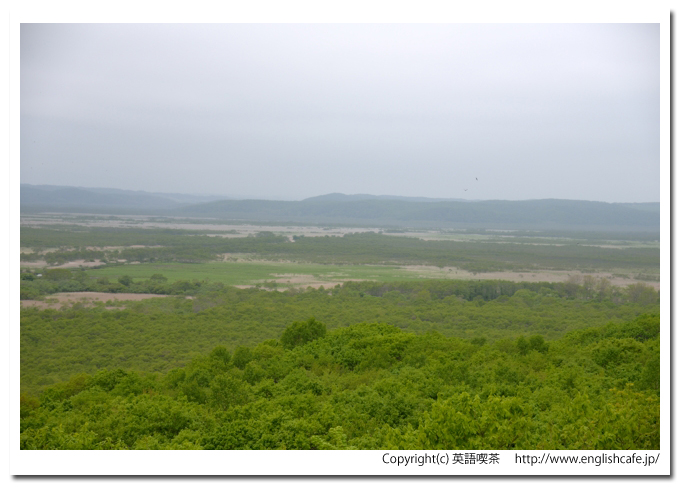 細岡展望台（釧路湿原国立公園）、細岡展望台から右の方角へ（北海道釧路郡釧路町）