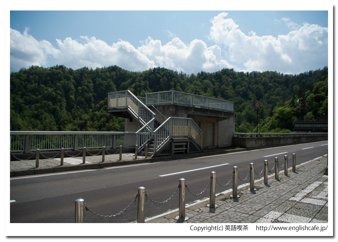 定山渓ダムの展望台（北海道札幌市南区定山渓）