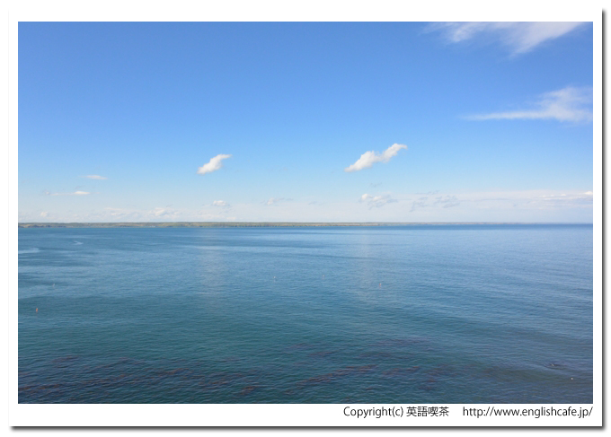 霧多布岬展望台、霧多布岬から見る海の風景（北海道厚岸郡浜中町）