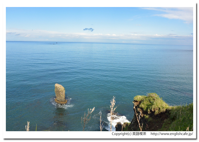 霧多布岬展望台、霧多布岬から見る海との風景（北海道厚岸郡浜中町）