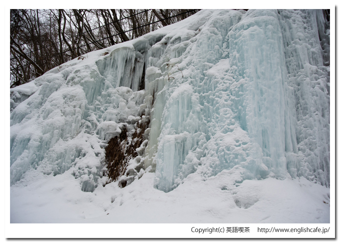 氷の壁（北海道森町の鳥崎渓谷八景）