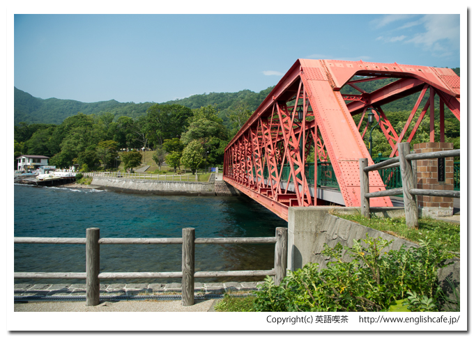 山線鉄橋、最初とは反対側から見る（北海道千歳市）