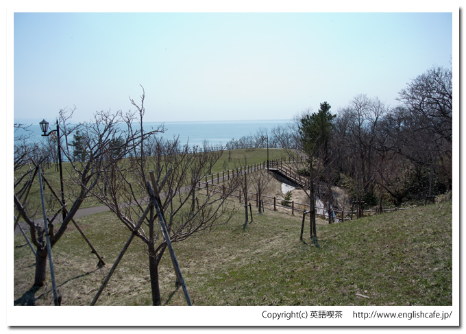 しびの岬公園と遊歩道（北海道乙部町）