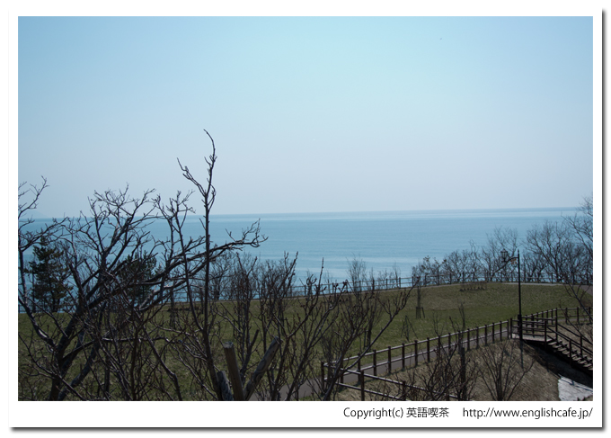 しびの岬公園と海（北海道乙部町）