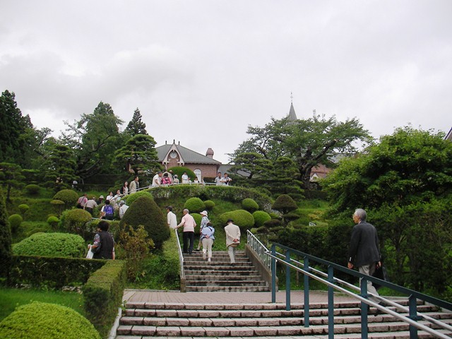 トラピスチヌ修道院の園内（北海道函館市）
