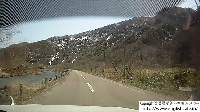 中外鉱山跡へ（北海道檜山郡上ノ国町）