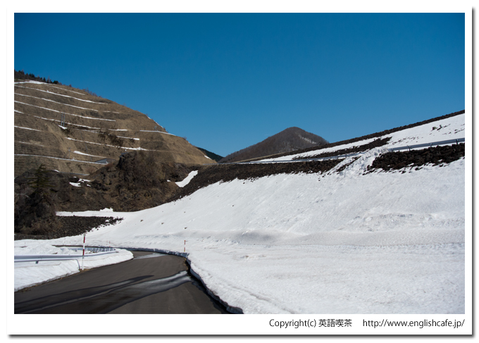 鶉ダムの提体（北海道厚沢部町）