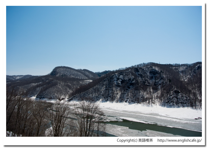 鶉ダムのダム湖（北海道厚沢部町）