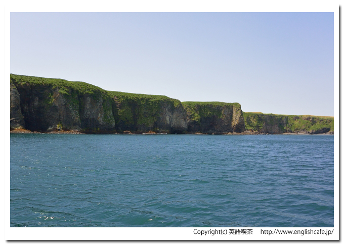 ユルリ・モユルリ島、モユルリ島の絶壁（北海道根室市）